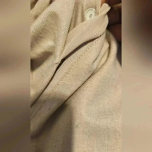 LULULEMON Roam Far Waterproof Wool Down Bomber Dual Jacket Sz 8 Porcelain Pink - Picture 6 of 13